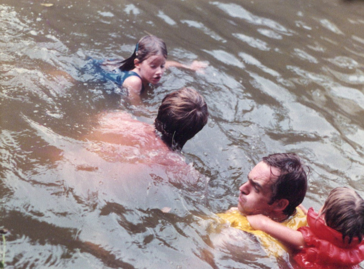 swimming in the Crane